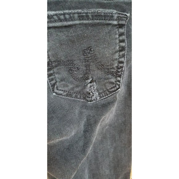 AG Adriano Goldschmied Black The Legging Ankle Super Skinny Ankle Denim Jeans Si - Picture 4 of 9